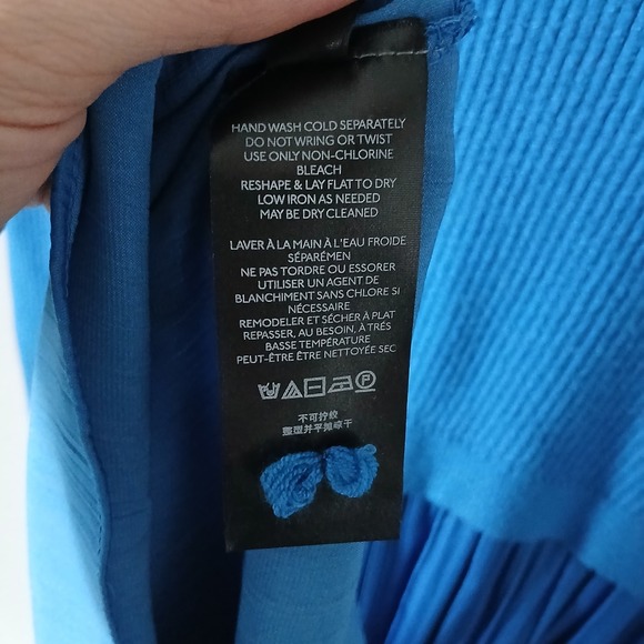 Anthropologie Women's Size Small The Thea Twofer Sweater Dress Royal Blue Maxi - Picture 11 of 16